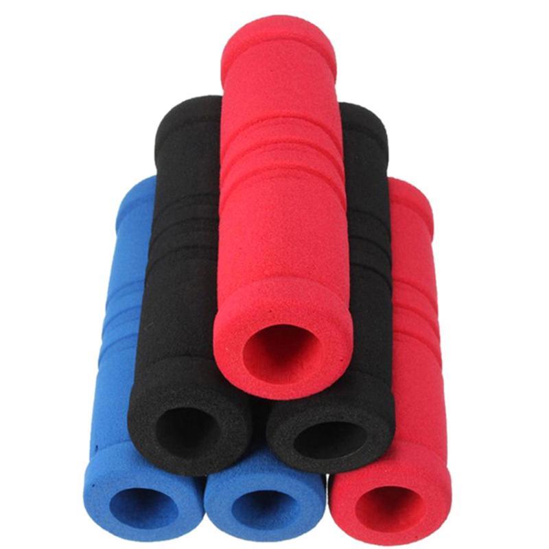 Bicycle Foam Handlebar Grips Colorful Handlebar Grips Sponge Grips Memory Handlebar Grips With Plugs Foam Handlebar Grips