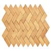24/48PCS DIY Dollhouse Floor Tiles 1/12 Scale Miniature Floor Board Gift Wood Grain Floor  Dollhouse