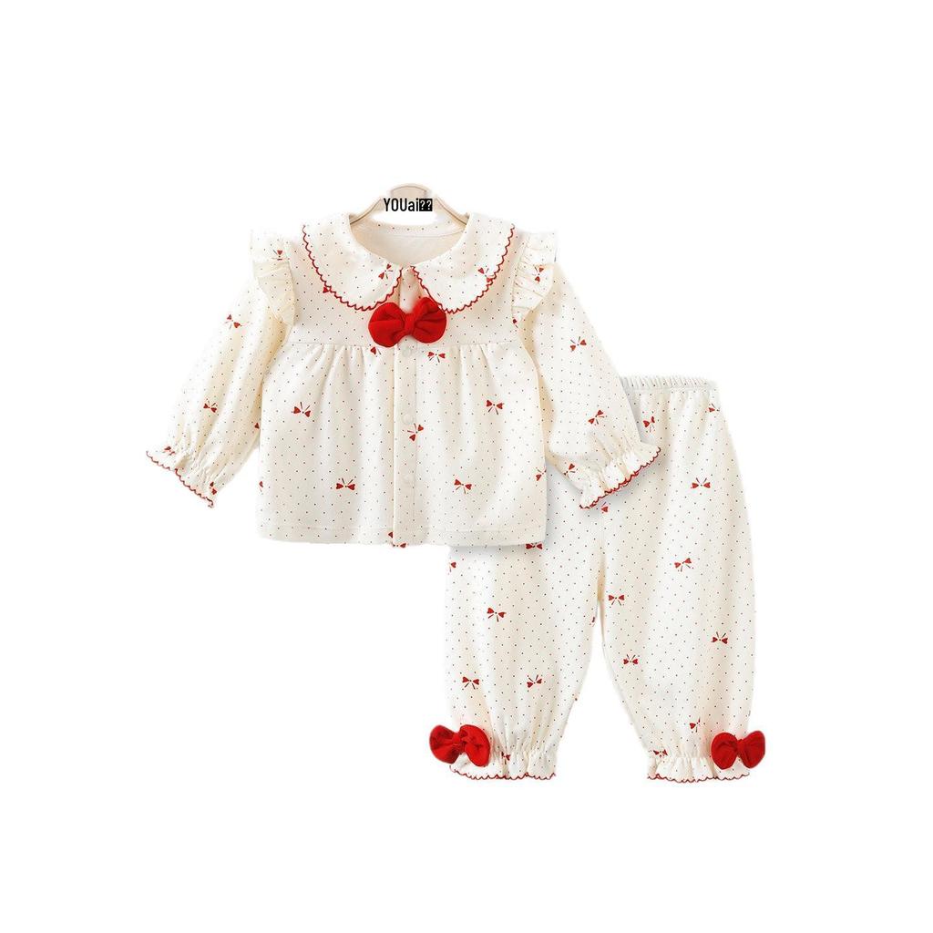 Youqi Autumn 2026 Baby Girl Set: Sweet and Stylish Spring/Autumn Outfit