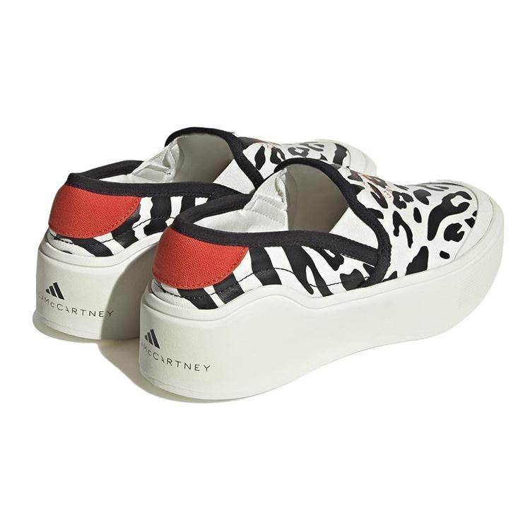 (WMNS) Scarpe Slip-On Court adidas by Stella McCartney 'Off White Black Burnt Cayenne' Donna HP3210