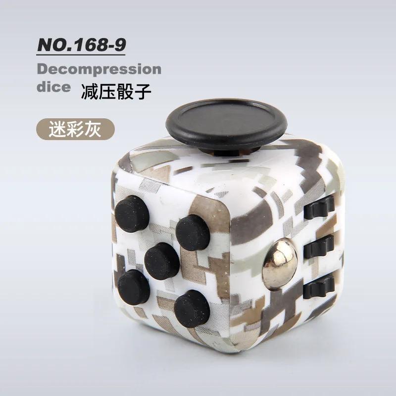 Solid Color Fidget Decompression Dice for Release Stress Autism Anxiety Relieve Adult Kids Stress Relief Anti-Stress Fidget Toys