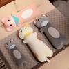 Soft Cat Long Throw Pillow Plush Toy Doll Cat Doll Home Pillow Girl Rag Doll