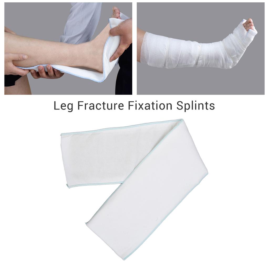 Leg Fracture Fixation Splint Good Strength Breathable Holes Lower Limb Support Wrap Brace