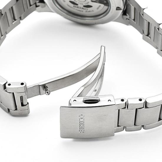 Seiko Mechanische Automatikuhr SZSB012 für Herren Made in Japan Exklusives Modell aus dem Seiko Shop Dress Line Edelstahl Silber