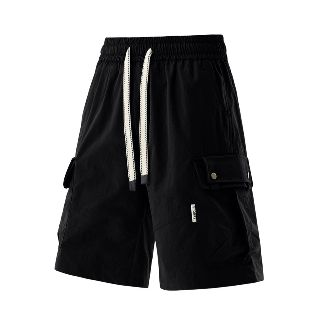 Heren Cargo Shorts voor de Zomer Meerdere Zakken Panelen Street Casual Knielengte