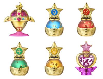 Sailor Moon Prism Power Dome Complete Set of 6 Gachapon
