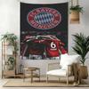 Fc Bayern Munich Wall Decor Tapestry Art For Pet Memorial Birthdaywedding Party Backdrop Family Gift
