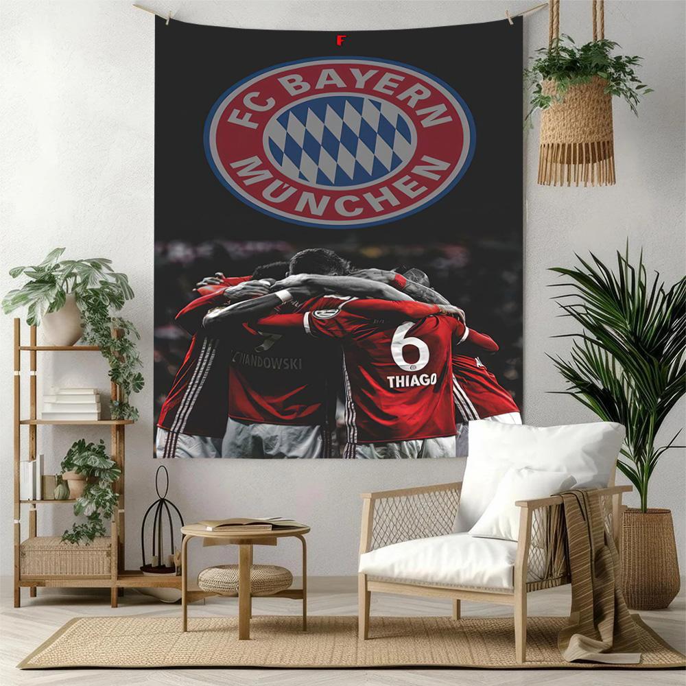 Fc Bayern Munich Wall Decor Tapestry Art For Pet Memorial Birthdaywedding Party Backdrop Family Gift
