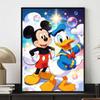 Disney Diamond Painting Kit Mickey Donald Home Bedroom Wall Decor Crafts Handmade Gift Magical Stars Bubbles Art