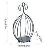 Iron Magnolia Holders for Table Decoration, Wedding, Birthday Party Candlestick for Celebration Table Decoration Home