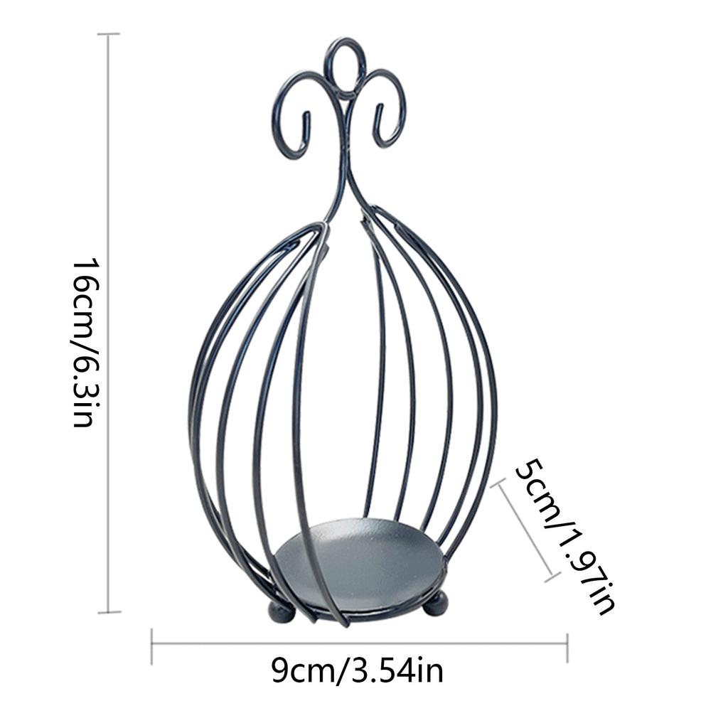 Iron Magnolia Holders for Table Decoration, Wedding, Birthday Party Candlestick for Celebration Table Decoration Home