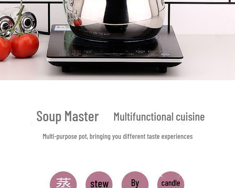Extra Thick Large Capacity Stainless Steel Soup and Stew Pot for Induction Cookers