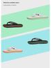 Open-Toe High-End Korean Men's Summer Flip-Flops for Daily Home Use.