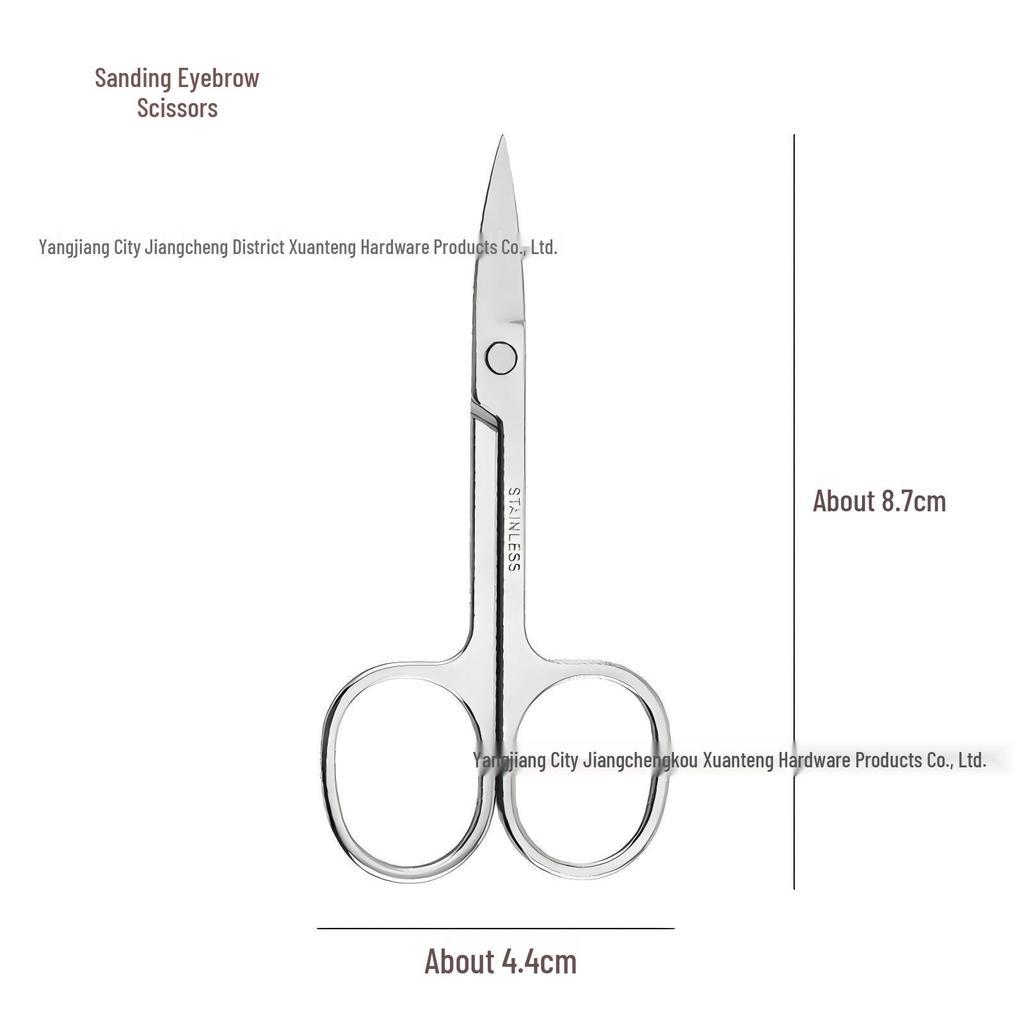 Stainless Steel Russian Cuticle Scissors - Portable, Precise Dead Skin Remover