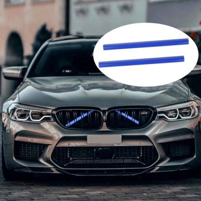 2PCS For BMW 1/2/3/4 Series F20 F30 Car Front V Brace Grill Trim Strips Cover
