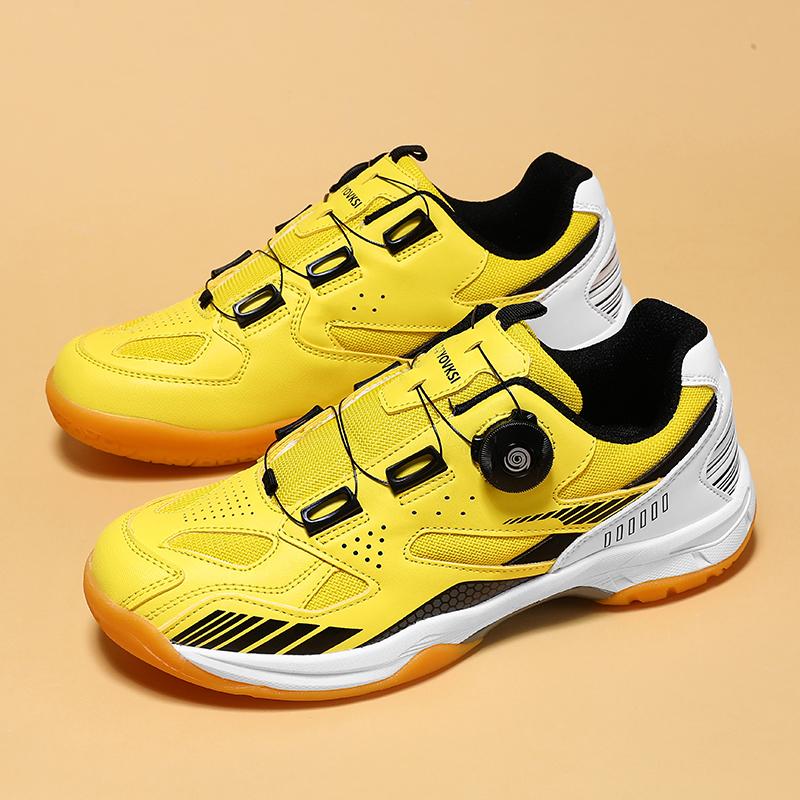 Fashion Unisex Sneakers Lightweight Stable Non Slip Tennis/badminton Shoes Knob Buckle Durable Men's and Women's Running Shoes