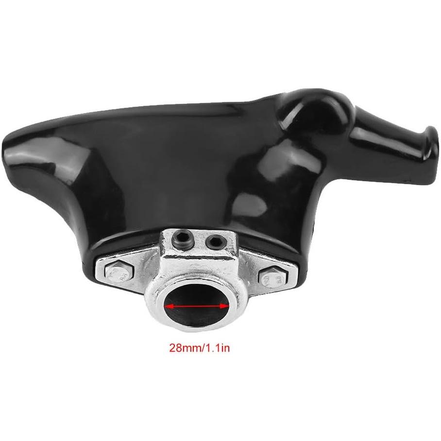 Tire Changer Duckhead, Tire Machine Changer Mount Demount Duck Head Black Plastic Nylon For Tire Changer Machine Diameter 28mm