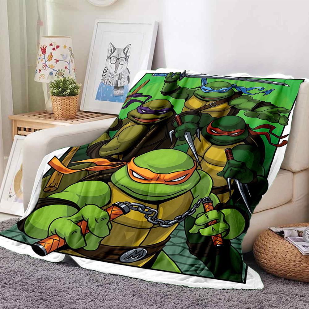 1pc Turtles Blanket Versatile for Couch, Office Bed