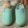 Unisex Plush Home Slippers, Cozy & Warm Closed Toe Fuzzy Slip On Shoes, Comfortable Indoor Floor Slippers