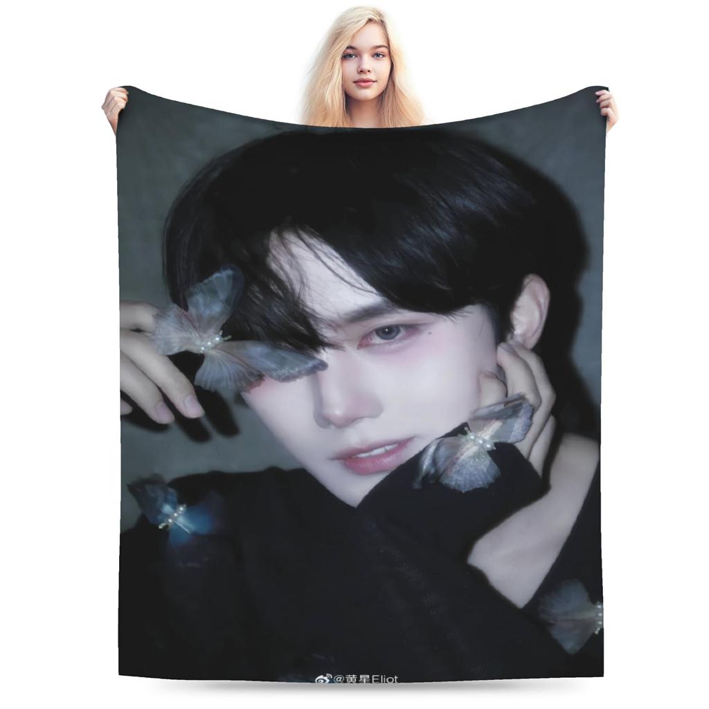 Huang Xing Eliot Huang DDesire Plush Blanket Child Flannel Throw Blanket For Home Decor Soft Custom DIY Quality Bedspread Gift