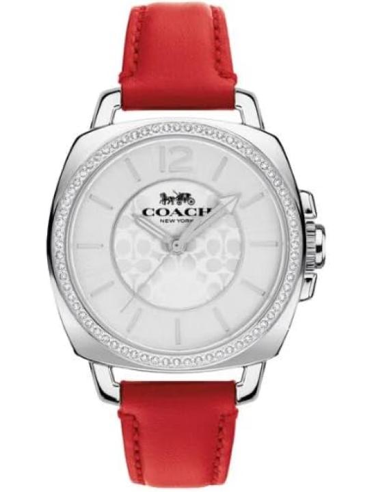 

Casual Watch Boyfriend Small 14503855 Red [Coach] Women s [Item] серебряный