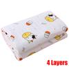 Cotton Baby Bath Towel Boys Girls Towel Blanket For Newborn Baby Bathrobe 6 Layers Gauze Washcloth Infant Swaddle