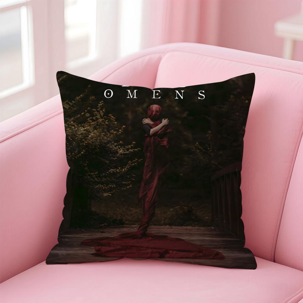 b-Bad Omens band Cushion Cover Comfortable Reversible Pillow Cover Ideal for Car Sofa Bedroom & Beyond