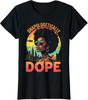 Reine Mélanine Dope Sans Excuses Cadeau Femme Noire T-shirt à col rond pour femme T-shirt Unisexe