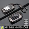 Zinc alloy leather car key box case suitable for Honda City Turbo Crider XRV 10th Civic Accord keychain key chain accessories  JP8