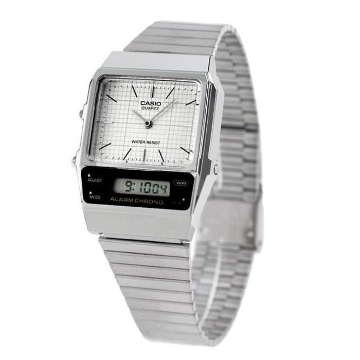 [Casio] CASIO AQ-800E-7A Classic Quartz Watch - White