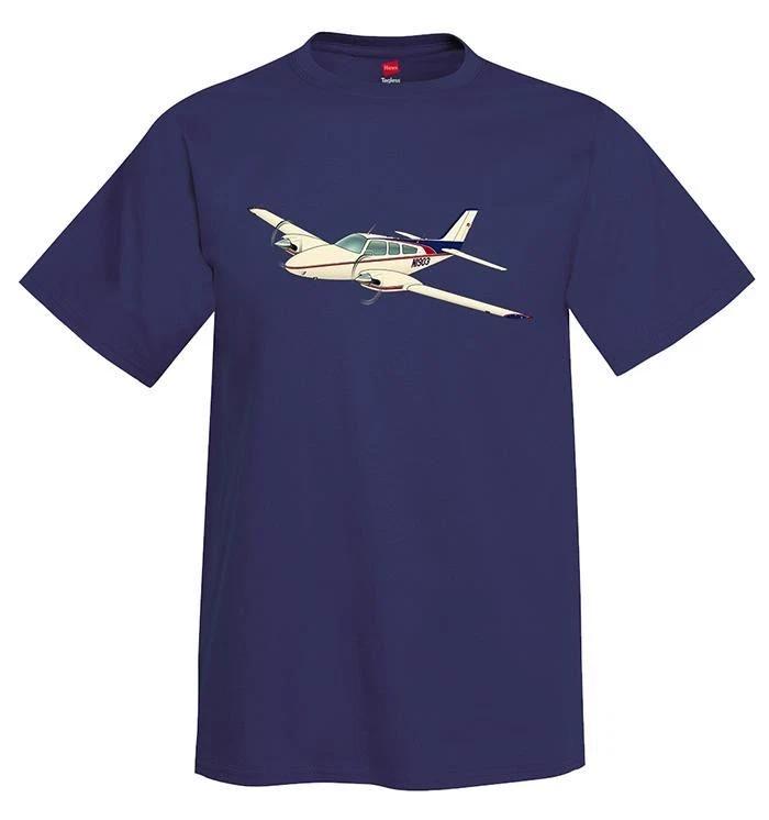 Airplane T-Shirt (Beige/Red/Blue) AIR25521I-BRB1 - Personalized with Your N# M