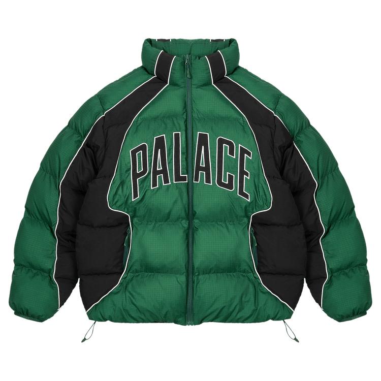 Palace Sport Mit Puffa Racey Green/Black Unisex Outerwear P27JK112