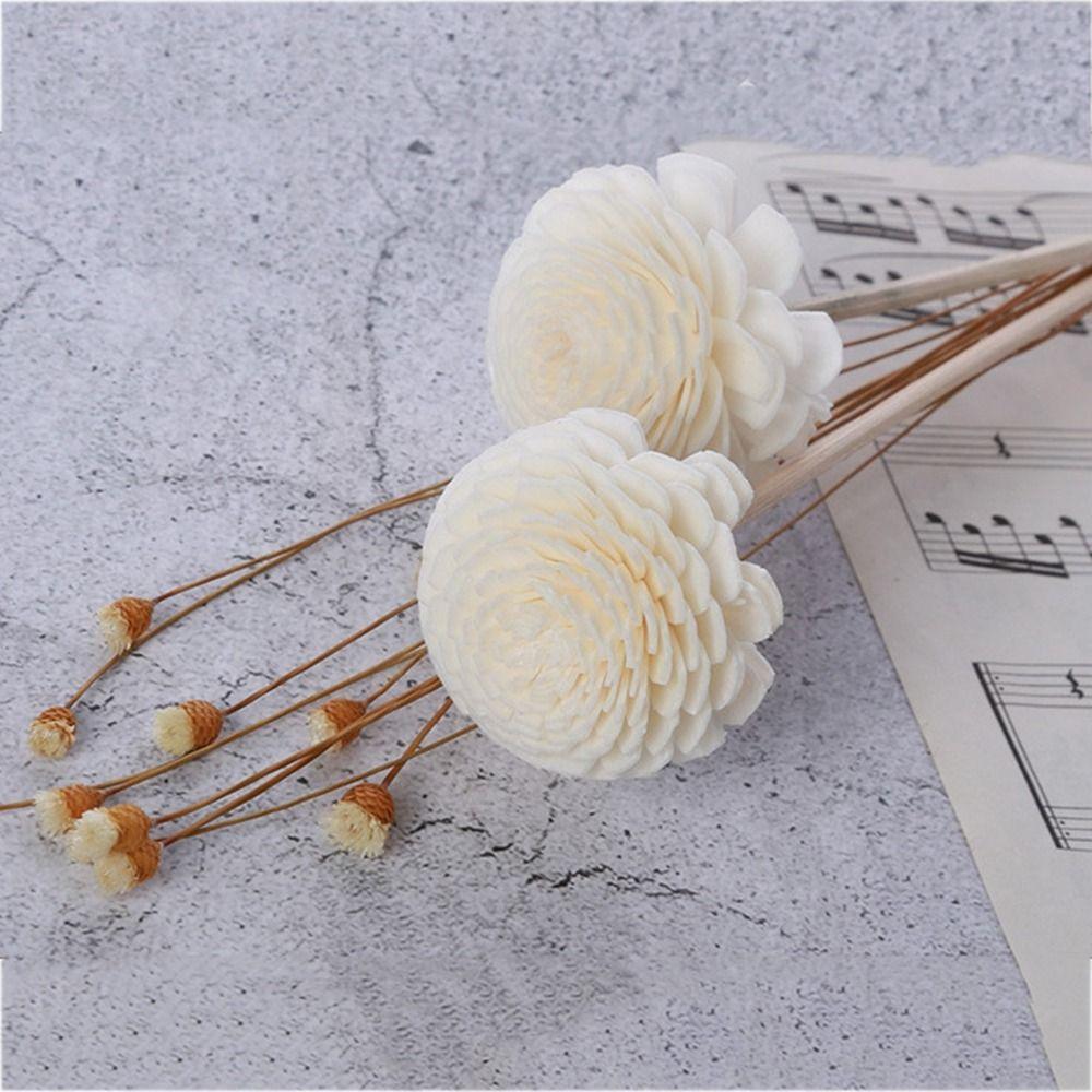 Handmade Fragrance For Aromatherapy Living Room Fireless Aroma Diffuser Sticks Aromatic Incense Artificial Flower Dried Flowers
