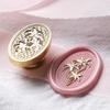 Round Scrapbooking Sealing Wax Brass Sealing Wax Supplies Creative Wax Seal Stamp  Scrapbooking