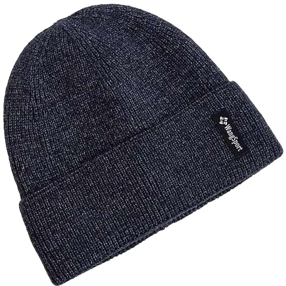 New Unisex Letter Warm Winter Hats Stylish Plush Fur Lined Soft Beanie Cap Thick Winter Sports Knitted Hats For Men Women