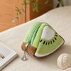 Plush Coin Purse Cute Wallet Small Coin Pouch Mini Change Purse Case Fruit Zipper