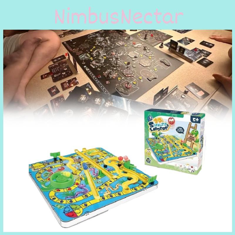 Snakes And 3d Ladders Kids Board Game Education Toy Parent Child Interaction