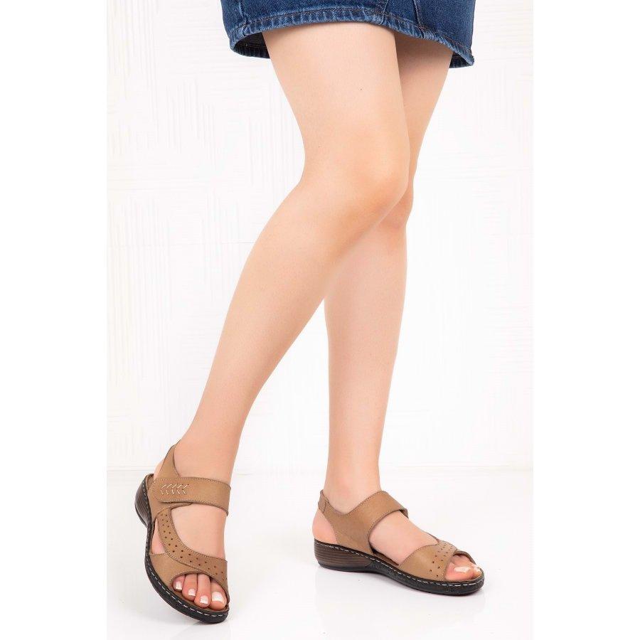 

Женские комфортные повседневные сандалии из натуральной кожи