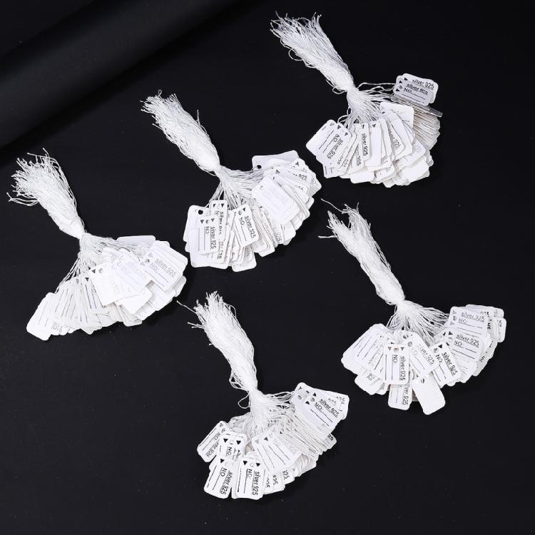 500PCS Easy Install Price Identification Markers Professional Grade Paper Labels for Luxury Goods Store Displays