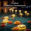 12/24Pcs Floating Candle Lamp Flameless Tea Light Flicker Electronic Waterproof LED Light For Wedding Party Pool SPA Table Decor