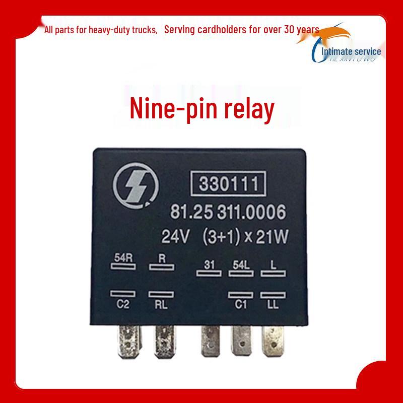 

Shaanxi Delong F3000/F2000 Ten-Pin Wiper Flasher Relay Premium Set