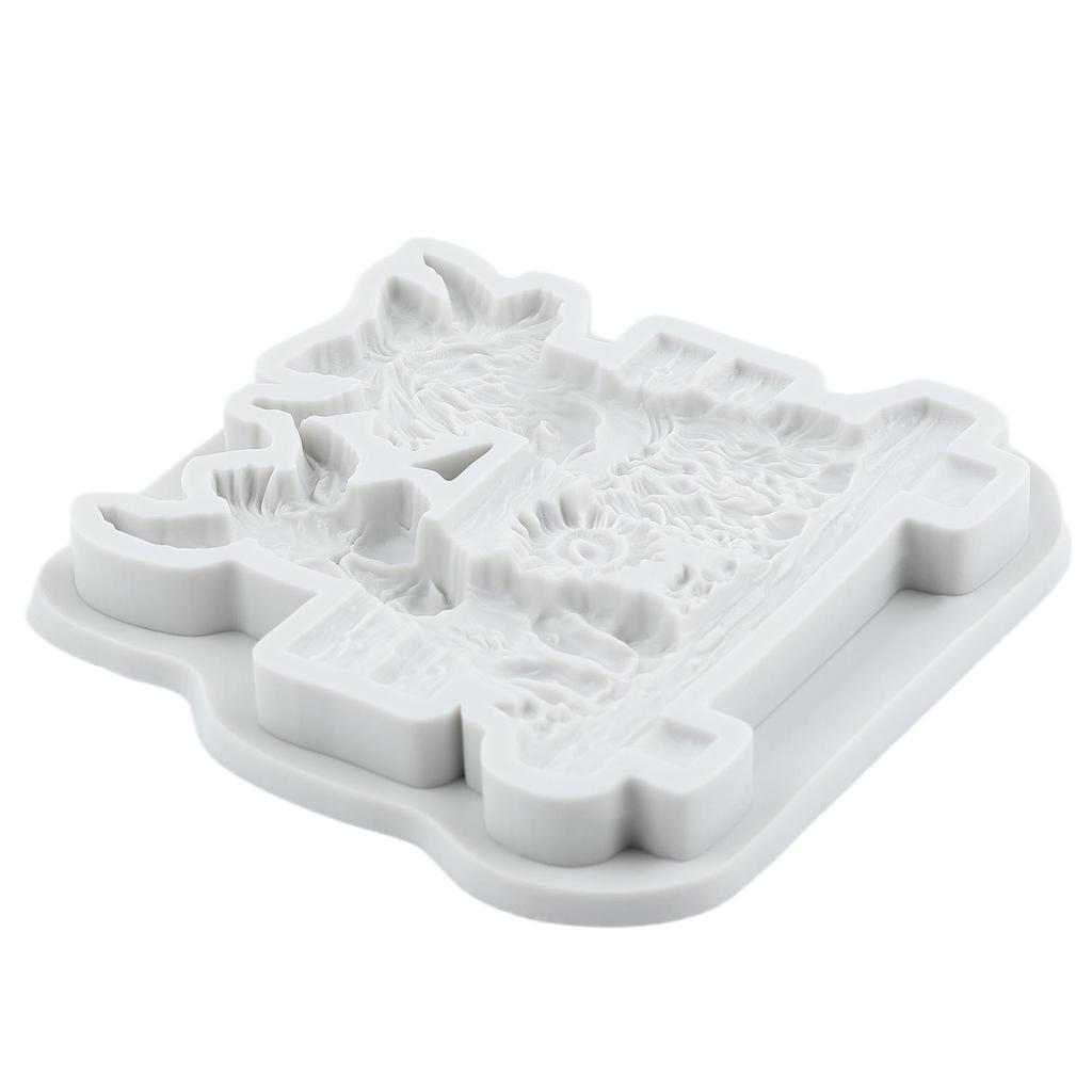 Yak Kuh Silikonformen Schottisches Hochlandrind Fondantform Kuchen Dekorationswerkzeuge Cupcake Topper Schokolade Süßigkeiten Basteln Gum Paste Polymer Clay