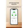 TOMZN NFC Passive Intelligent Padlock Keyless No Keyway Waterproof Theft-proof Thickened Body Lock/Unlock Record Nfc Lock APP