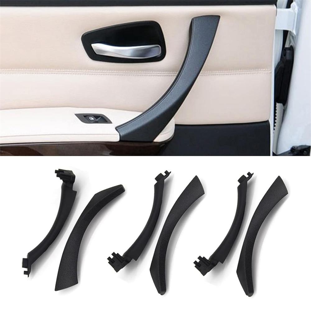 

6 Pcs/Set Inner Door Panel Handle Pull Interior Trim Cover For BMW E90 3 Series