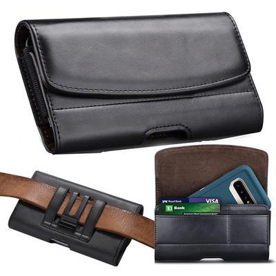 Luxury Magnetic Belt Clip Cover Phone Leather Flip Case for ZTE Nubia Z60 Z70 Ultra Z50S Z50 Z40 PRO Z20 Z17 Z11 Z9 MINI S Z18 Belt Waist Phone Bag