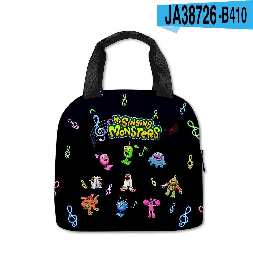 New My Singiing Monsters Lunch Bag For Primary And Secondary School Students