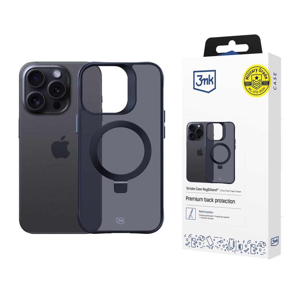Apple iPhone 13 pro max - 3mk Smoke Case Mag&Stand