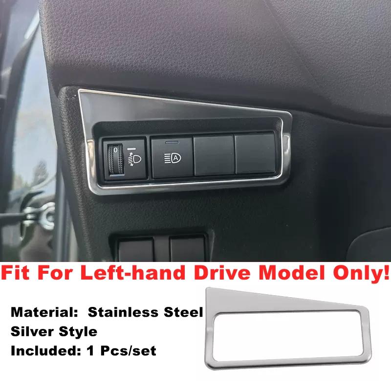 ABS Front Head Lights Headlight Switches Button Decoration Cover Trim For Toyota Corolla Cross  - 2025 Interior Accessories