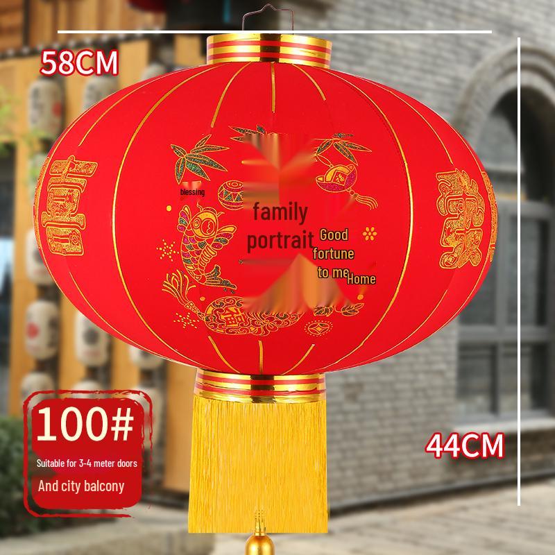 New Year Red Lantern: Waterproof Hanging Ornament for Spring Festival & Housewarming Decor