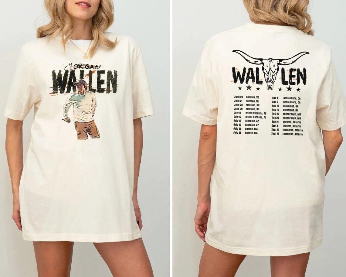 

Vintage Wallen Country Music Morgan Shirt If I m The Problem 2025 Shirt Unisex Men Women Summer Casual Crew Neck Cotton Tee 4XL
